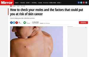 Read more about the article How to check your moles and the factors that could put you at risk of skin cancer