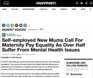 Read more about the article Self-employed New Mums Call For Maternity Pay Equality As Over Half Suffer From Mental Health Issues