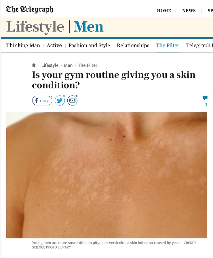 You are currently viewing Is your gym routine giving you a skin condition?